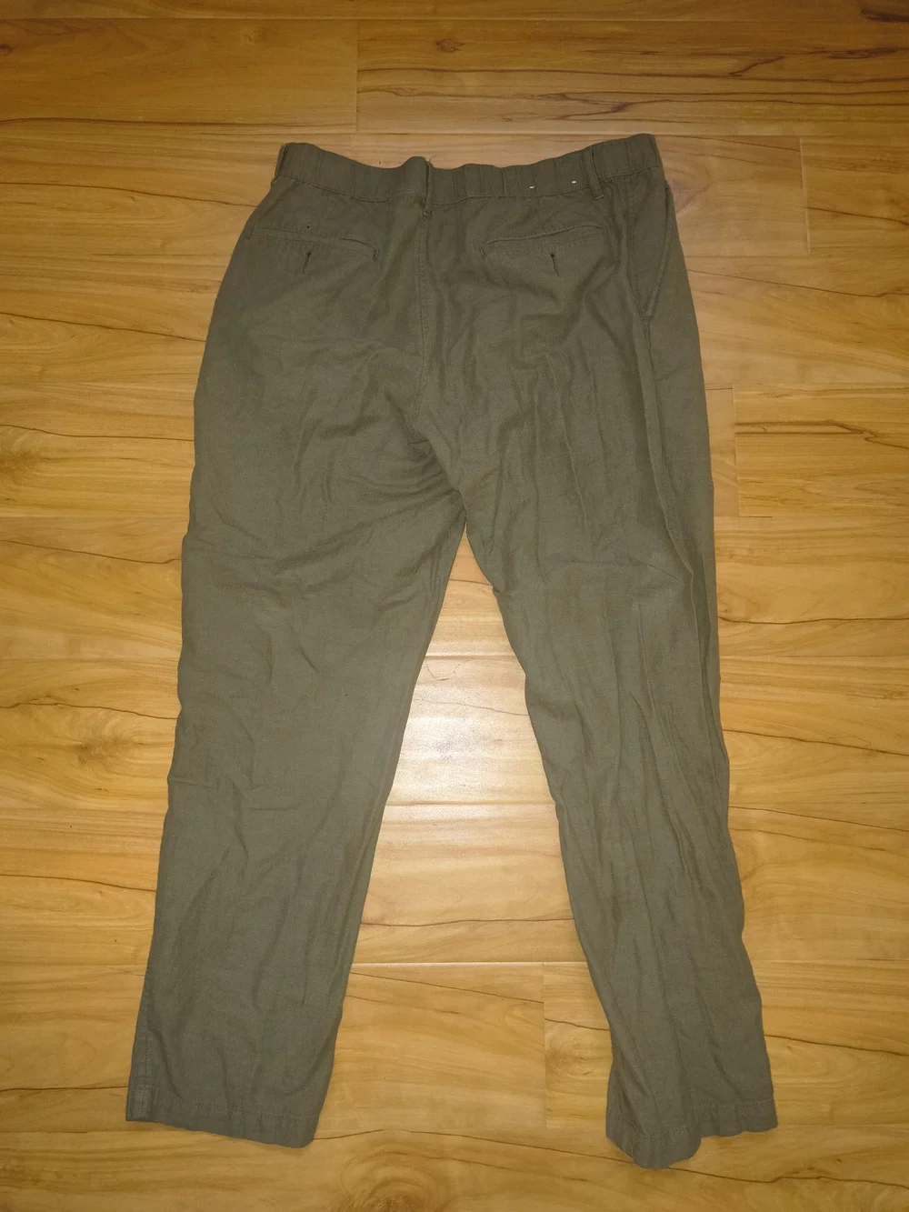 Men's Olive Green Casual Pants